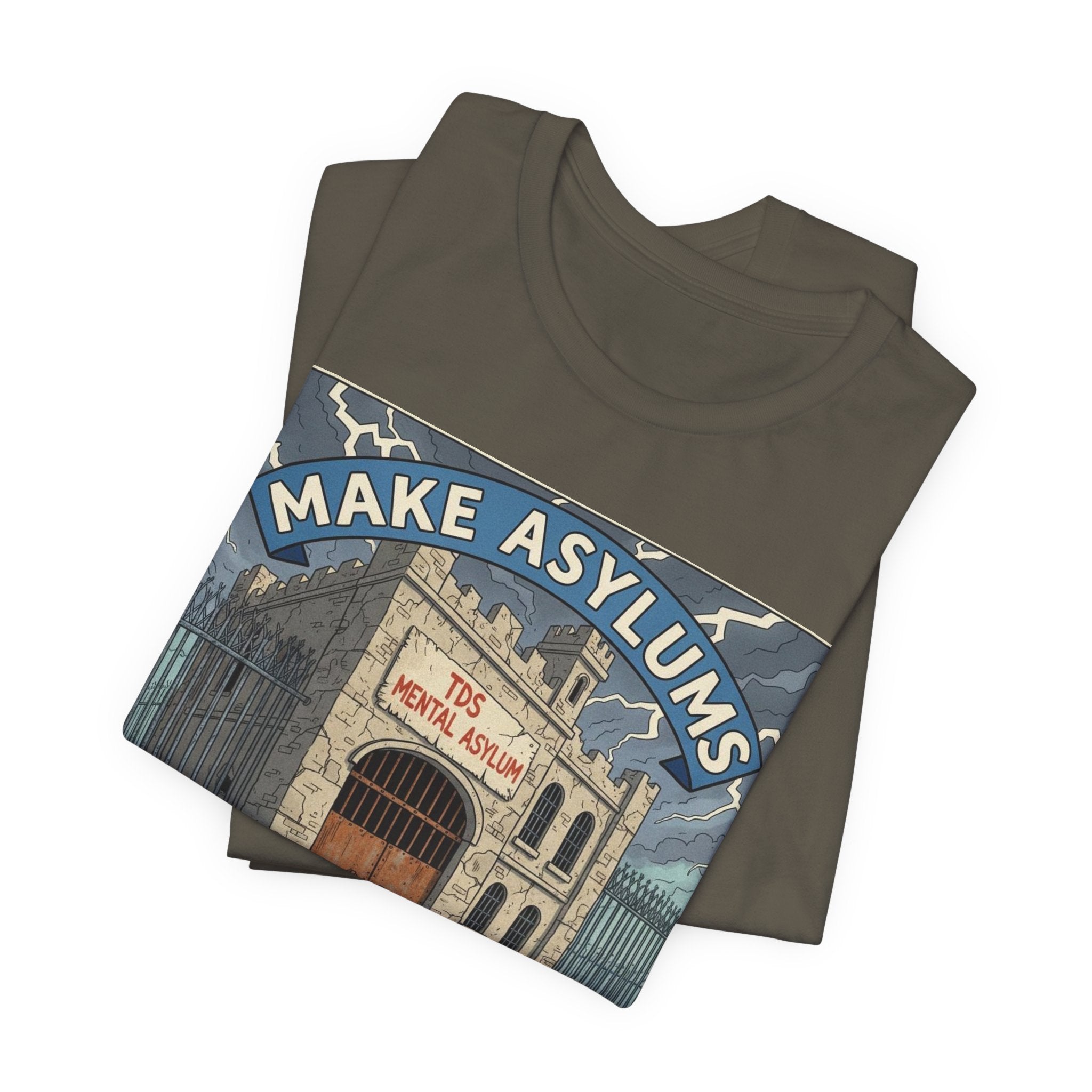 Make Asylums Great Again T-Shirt — Satire Tee