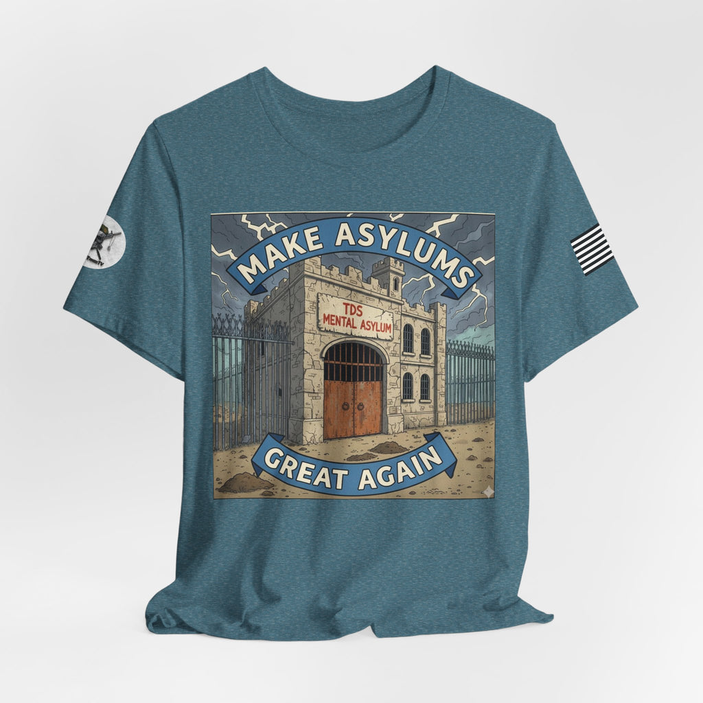 Make Asylums Great Again T-Shirt — Satire Tee
